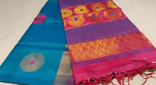 SOFT SILK SAREE WITH BLOUSE